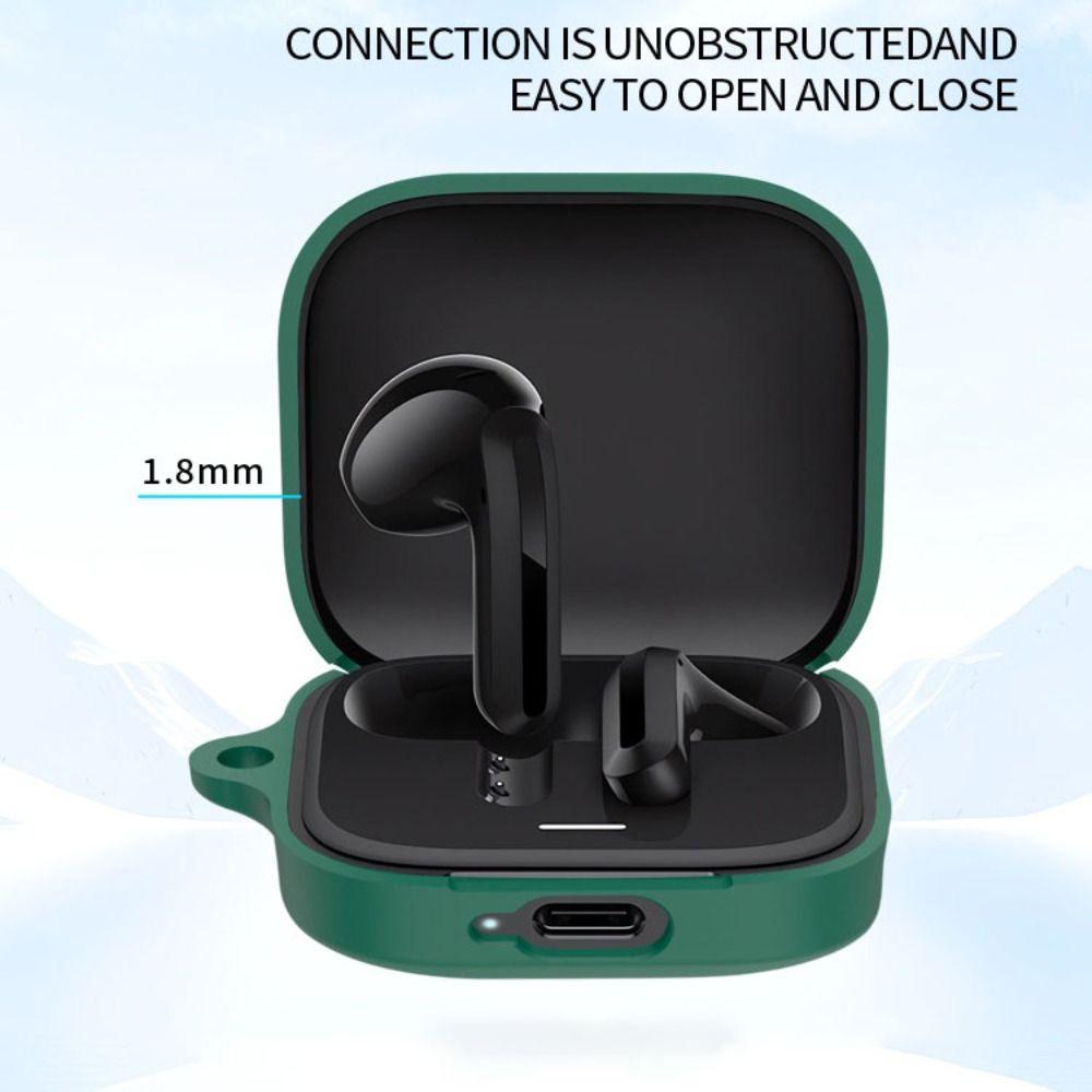 Пылезащитный чехол для наушников Силиконовый защитный чехол для наушников Bluetooth для Redmi buds 6