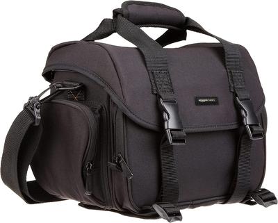 Сумка AmazonBasics для зеркальной фотокамеры xx см, черного цвета, однотонная 32,4 20,3 24,8 (Интерьер Оранжевый)