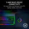Razer Pro Click V2 Вертикальная беспроводная эргономичная конструкция Подсказка ИИ Совместимость с Windows и Mac Подключение через или проводной режим USB C Chroma RGB Мышь 6 кнопок