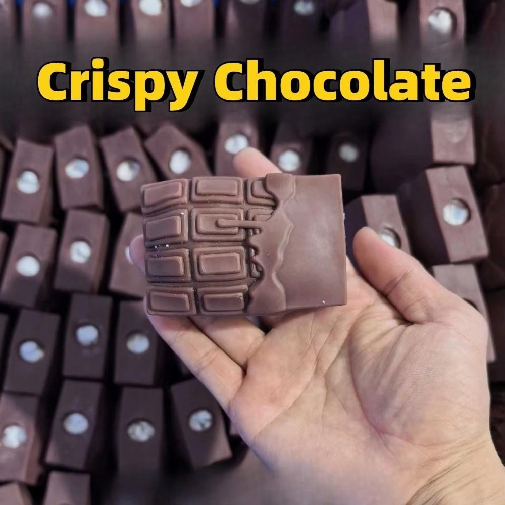 Crunch Texture Chocolate Squeeze Toy Handmade Fidget Squeeze Toy New Stress Relief Ball Desk Toy