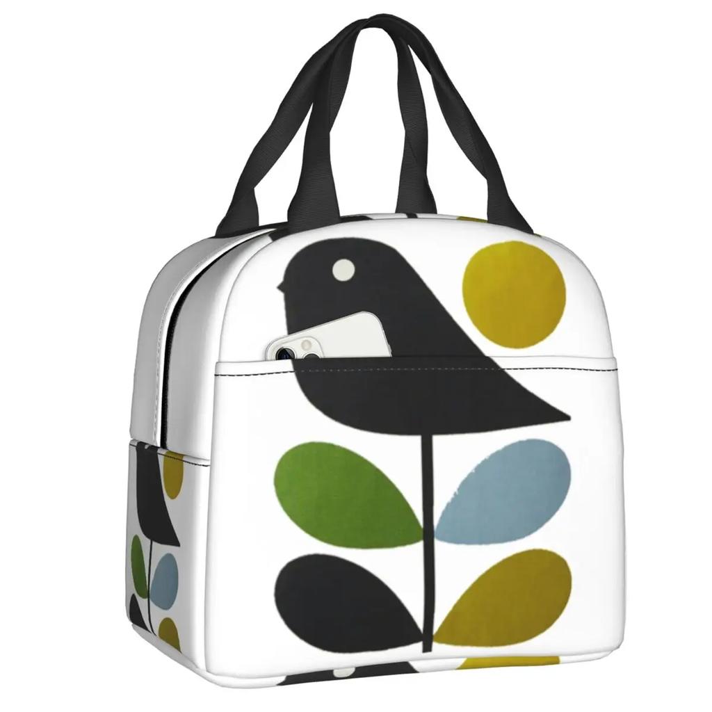 Orla Kiely Bubble Flowers Изолированная Сумка Для Обеда Для Женщин Герметичная Скандинавская Термосумка-холодильник Для Обеда Пляж Кемпинг Путешествия