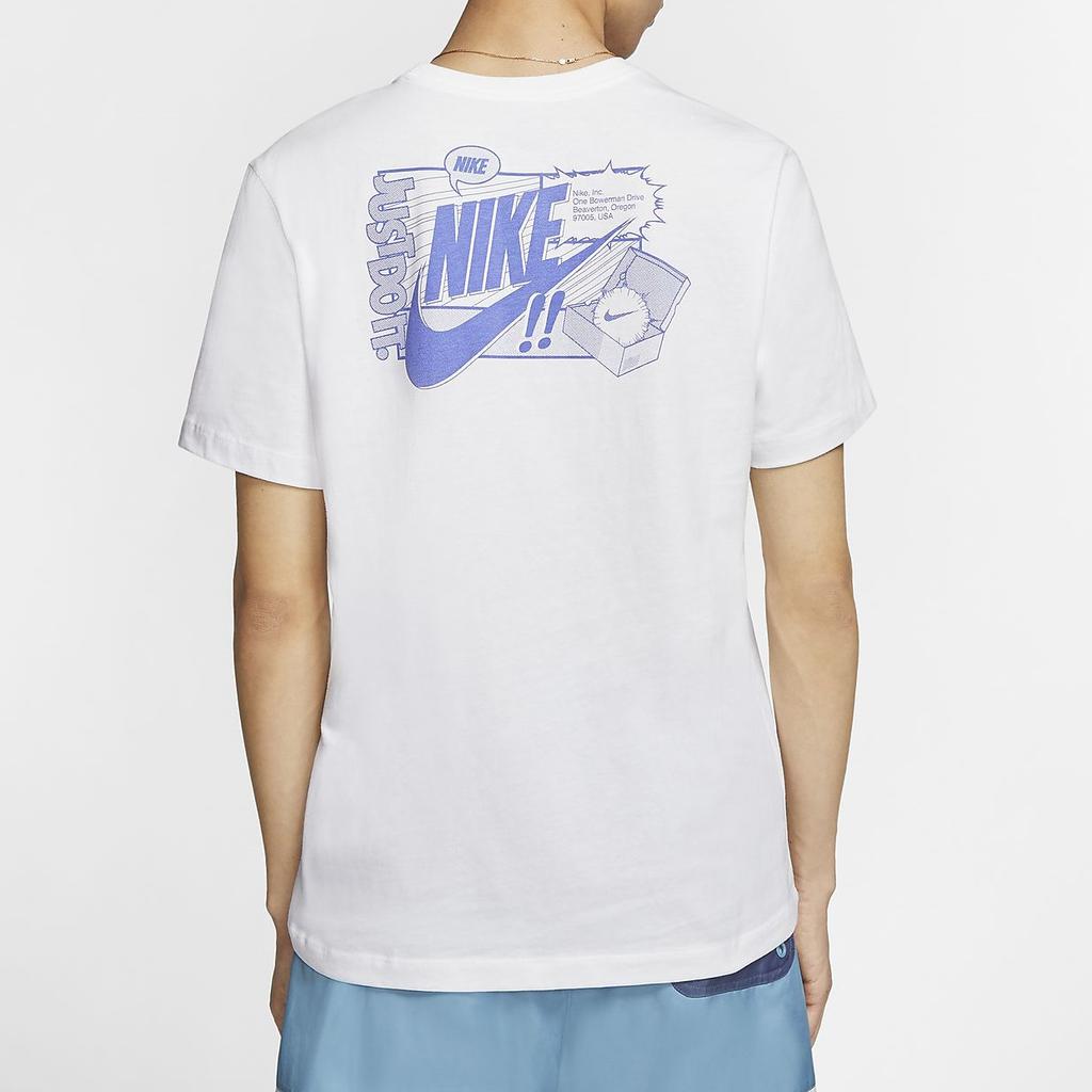 Nike Shoebox Print Short-Sleeve T-Shirt Men Tops White CT6869-100