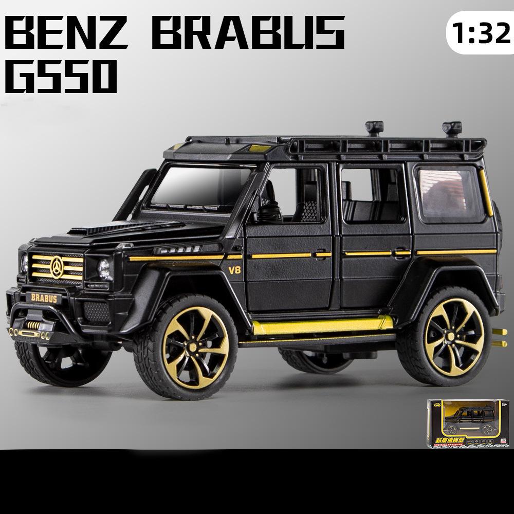 Масштаб 1/32 Benz G550, литая под давлением модель автомобиля, игрушечный автомобиль с откатным механизмом, звуком и светом для детей, коллекция подарков для мальчиков и девочек