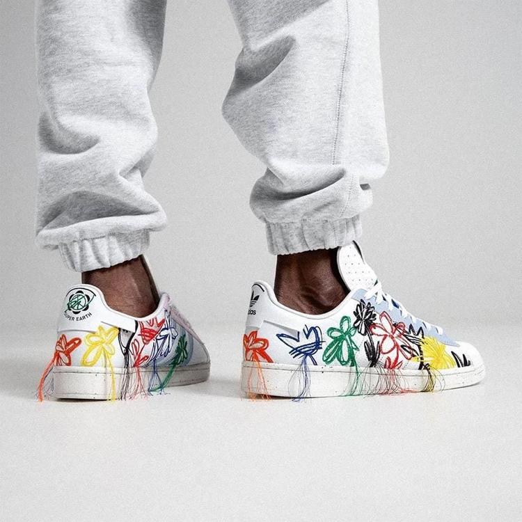 Кроссовки унисекс Sean Wotherspoon x adidas Superstar Super Earth Белые Облачно-белые Молочно-белые FZ4724