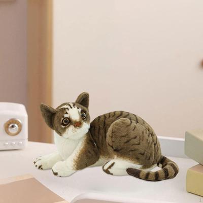 Мягкие игрушки для животных Милые кошки Куклы Удобные подарки на день рождения Подушка в виде животных Реалистичная кошка для