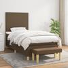 3136968 vidaXL Divan Bed with Mattress Dark Brown 90x200 Cm