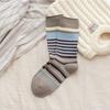 Женские осенние новые простые и красочные полосатые носки-гольфы