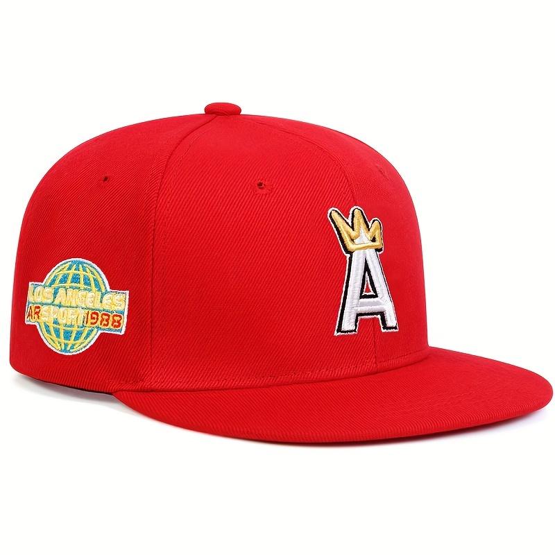 Hip Hop Fashion Baseball Cap Crown A Letter Embroidery Snapback Hats Adjustable Sports Leisure Caps Men Women Outdoor Sun Hats