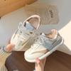 New Spring and Autumn Board Shoes Women's Versatile Shoes Thick Baseplate Shoes Retro Little White Shoes