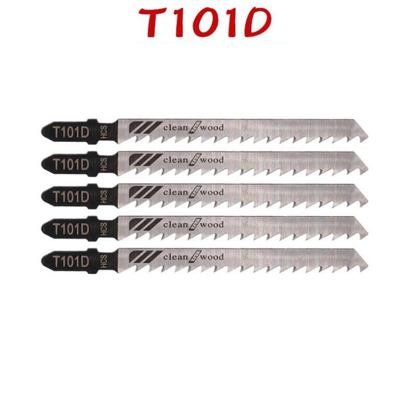 Набор из 5/10 полотен для лобзика с Т-образным хвостовиком HCS, различные полотна для лобзика по дереву, пластику и металлу для Black & Decker Metabo