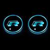 2026 Hot For VW VOLKSWAGEN New 7 Color LED Car Cup Holder Light Luminous Coaster Water Cup Pad For VW Volkswagen Polo Jetta Golf