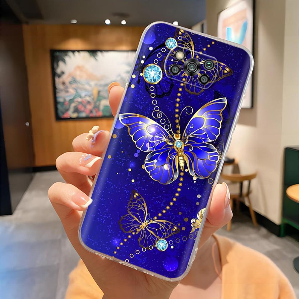 Чехол для телефона Xiaomi Poco X3 X3 Pro Милый Мультяшный Расписной Мягкий Силикон Прозрачный Корпус для Телефона Для Poco X3 NFC Pocox3 Pro Capa