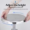 Adjustable Stainless Steel Medical Round Stool