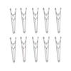 10 PCS Silver Bag Sealing Clip Food Storage Bag Clip  Snacks Storage Bread Storage