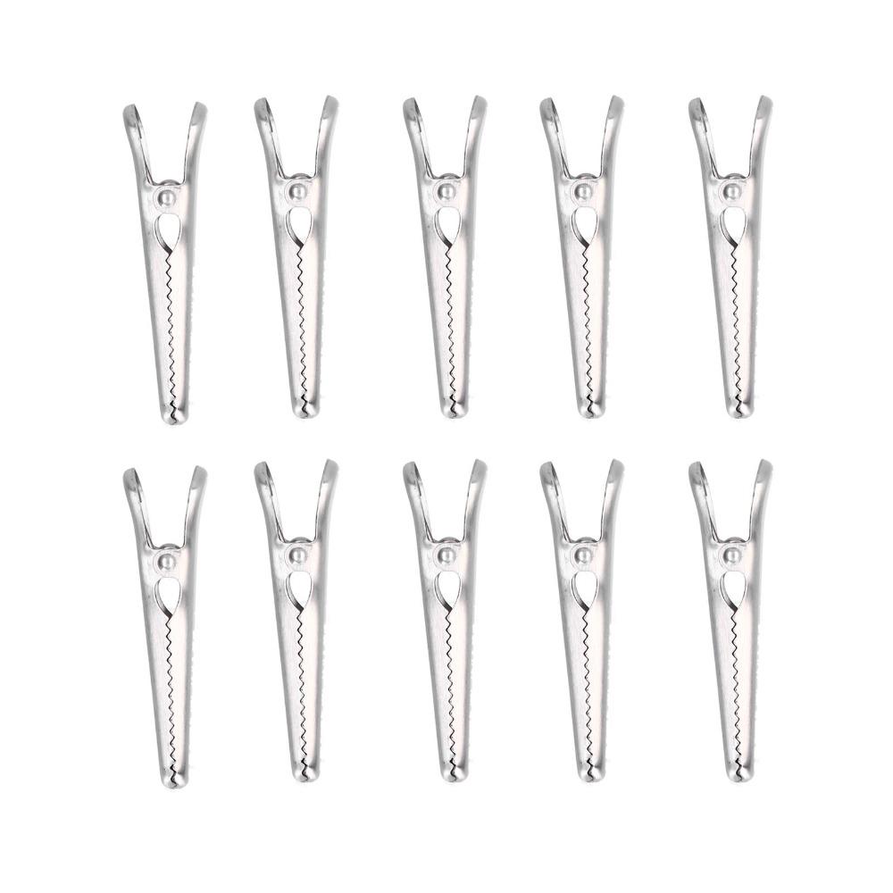 10 PCS Silver Bag Sealing Clip Food Storage Bag Clip Snacks Storage Bread Storage
