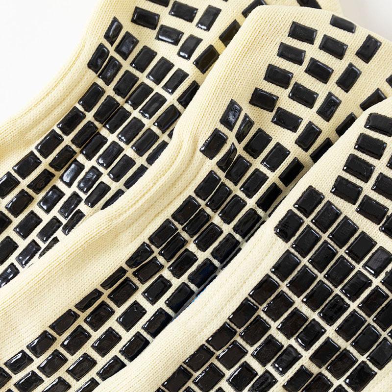 Мужские весенне-осенние толстые силиконовые носки-гольфы с клеевой подошвой против скольжения для йоги и футбола