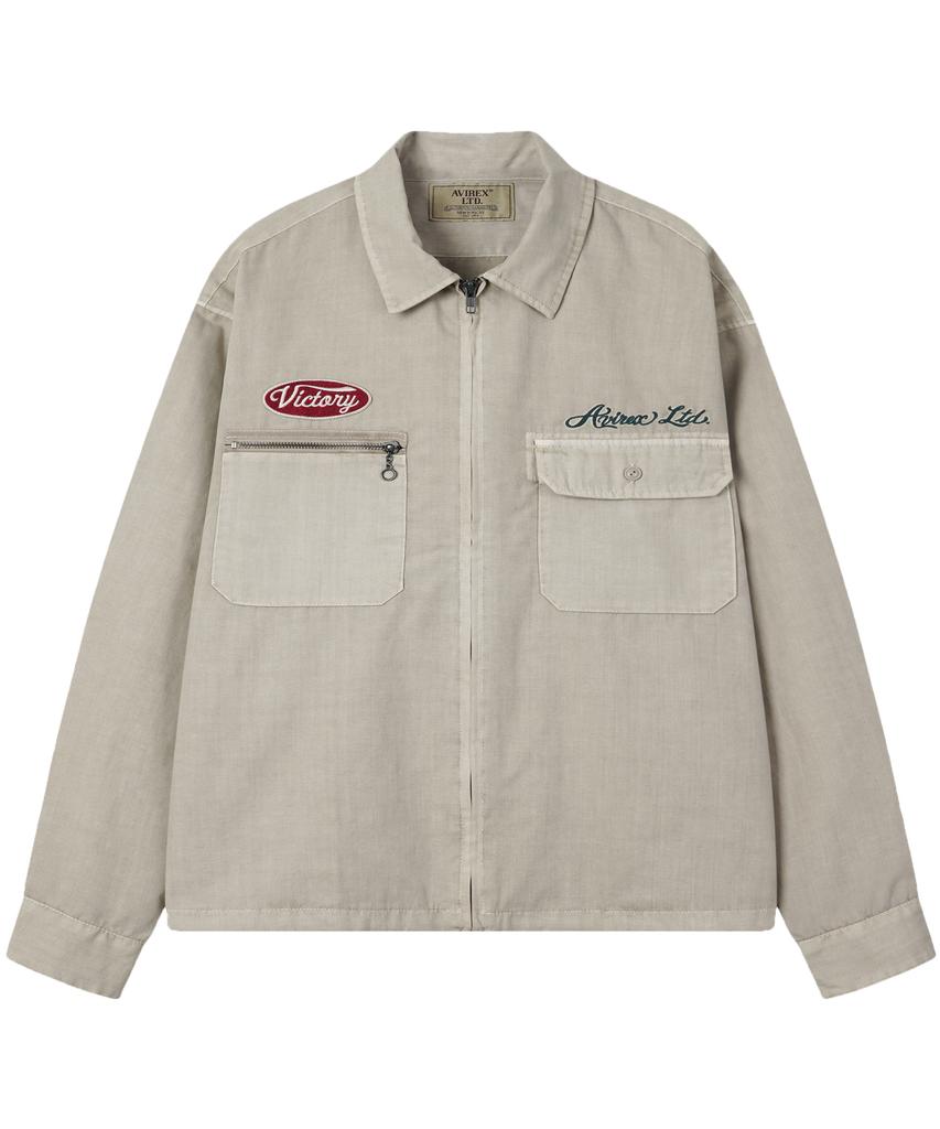 Avirex Fade Embroidery Work Jacket / 7836152009 Sand
