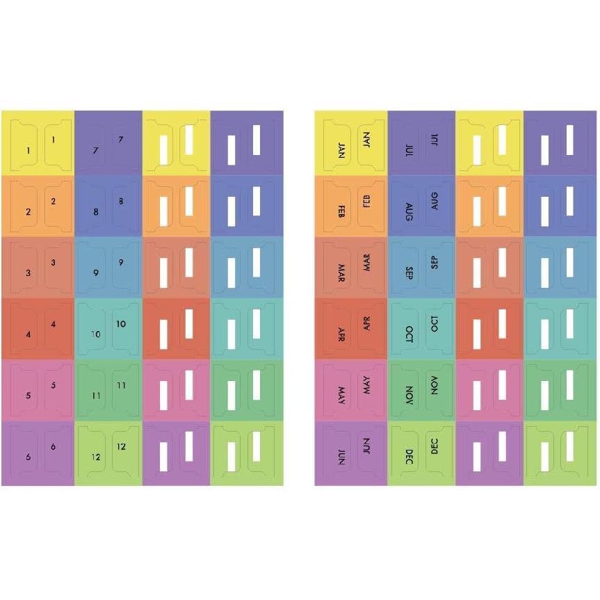 LUX PRO A5: Binder Dividers – LUX Productivity Refill Pack - Planner Page erts - Compatible with the LUX PRO A5 6-Ring Binder Organizer