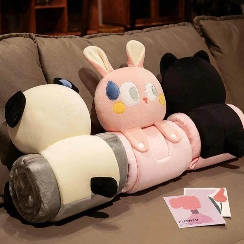 Sleep Cloak Shawl Blanket PP Cotton Swaddlings Cartoon Cartoon Doll Nap Blanket  Office Nap