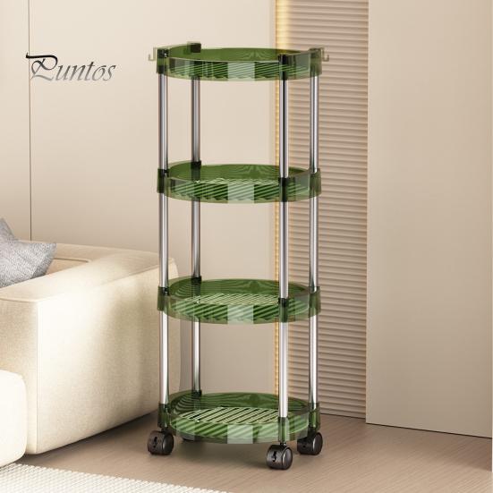 Стеллаж для хранения вещей, многоуровневая тележка с вращающимися на 360 градусов колесами, прочный несущий органайзер для косметики в ванной, полка большой емкости