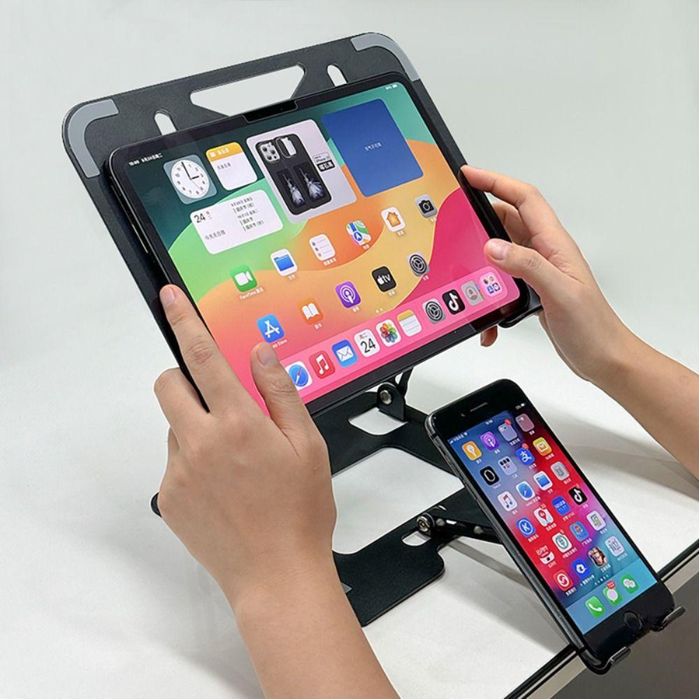 Foldable 2-in-1 Laptop Stand Vertical Cooling  Bracket High Quality Tablet Stand  Office