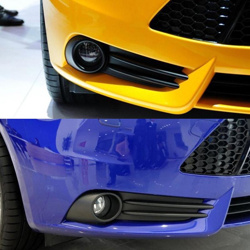 For Ford Focus ST 2012 2013 2014 Car Front Bumper Fog Light Frame Cover Fog Lamp Grilles Foglight Cover Frame Hood Grille Cover