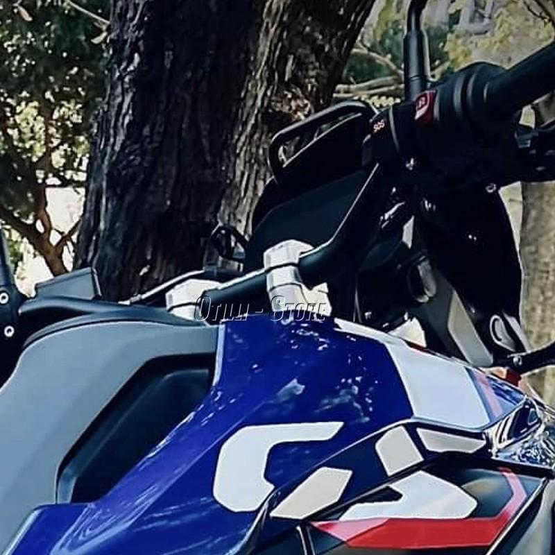 Motorcycle Handlebar Risers BMW R1300GS 15mm Or 30mm Height Extension Kit Universal Fitment Adventure Riding