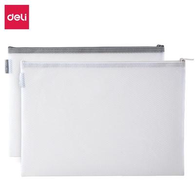 Deli 63454 Файлы-папки формата А4 с матовой поверхностью и шестиугольной сеткой на молнии
