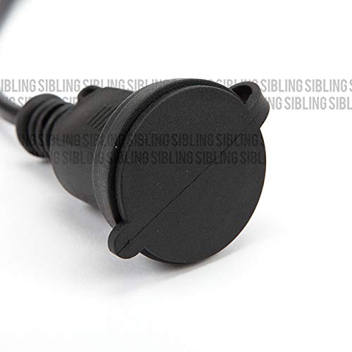 Удлинитель SIBLING, удлинительный кабель, распределительный шнур, наружный, 3 ответвления, 3 порта, кабель PSE, сертифицированный, водонепроницаемый, 1200 Вт (3M)