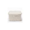 MUJI Soft Box, Large, 59cm (W) x 39cm (D) x 23cm (H), Polyester Linen, Clothing Storage Case, Item