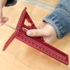 3D Design Triangle Measuring Ruler Multipurpose Protractor Marking Tool  for Wood DIY