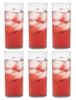 Toyo Sasaki Glass Tumbler Glass Silk Line Tumbler 455ml Set of 6 Made In Japan Dishwasher Safe Unbreakable Glass Cup Beer Glass Highball Glass Sour
