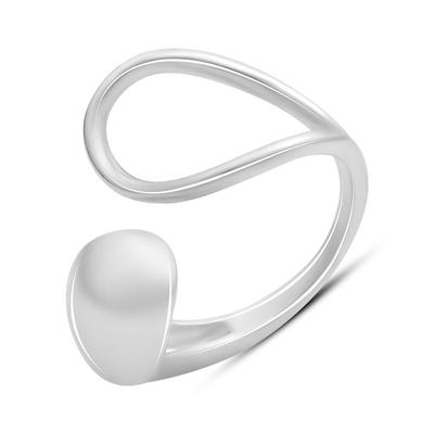Серебряное кольцо с без камней, вес изделия 4,29 гр (2185727)