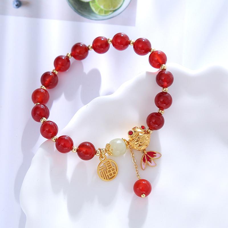 Natural Agate Braceletfashion Women Daily Jewelry Gift