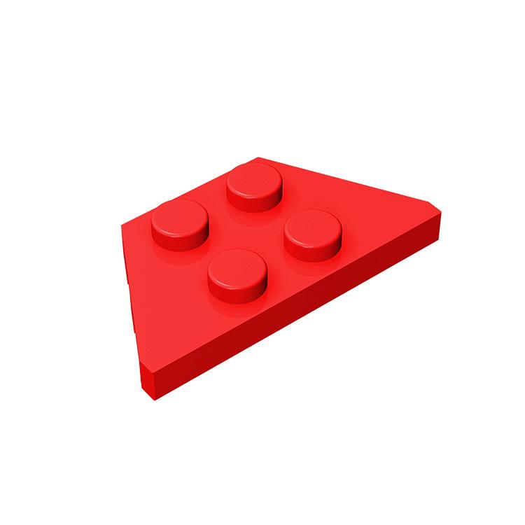 20 шт. Детали MOC 51739 Клин-пластина 2x4 кирпичики совместимые DIY Сборка Строительные блоки частица Детский Пазл мозг игрушка