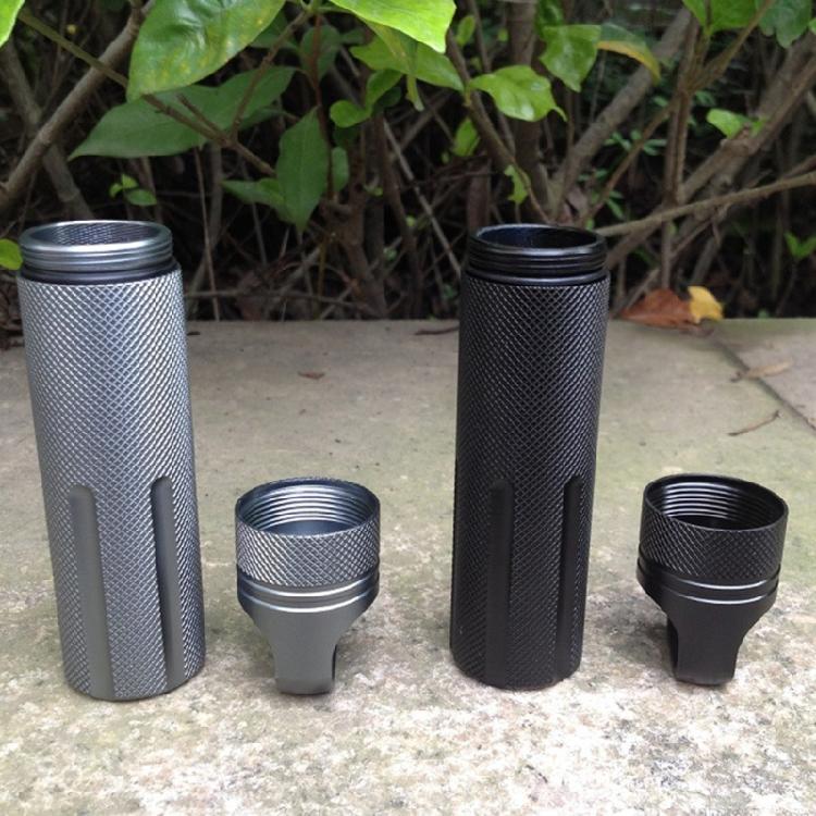 Легкий водонепроницаемый алюминиевый наружный держатель Контейнер для аварийных принадлежностей для кемпинга и походов на открытом воздухе