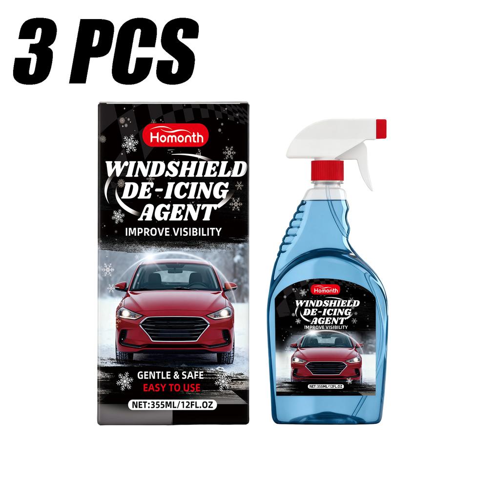 Car Windshield De-Icing Agent Car Snow Melting Spray for Car Glass Prevents Frost Ice in Winter Clear Vision Anti-Icing Tools