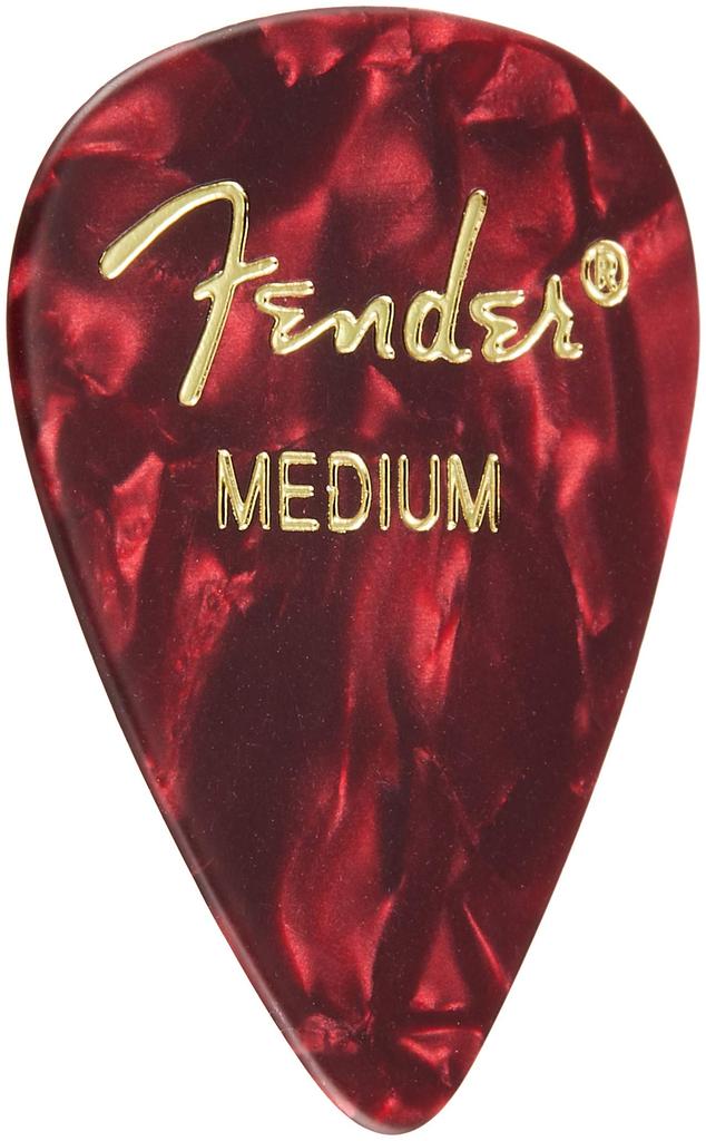 Fender Pick 351 SHAPE PREMIUM PICKS КРАСНЫЙ СРЕДНИЙ, МОТО(12 УПАКОВКА)