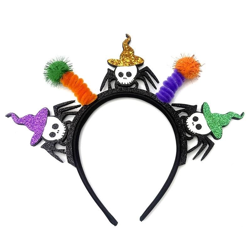 Halloween Hairband Festival Hair Band Spider Ghost Cosplay Hair Hoop DIY Masquerade Party Hair Accessories Cute Halloween Gift