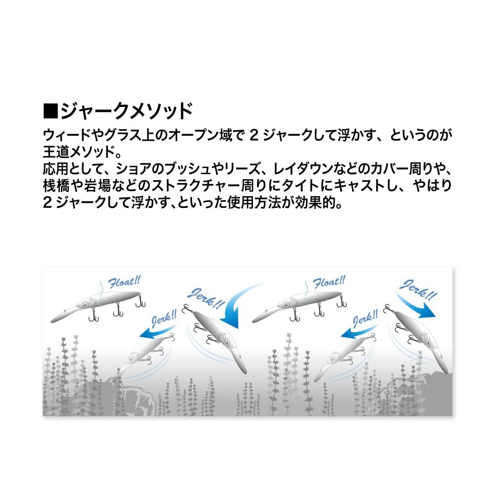 Megabass ONETEN GG Minnow R+3 Hi-FLOAT