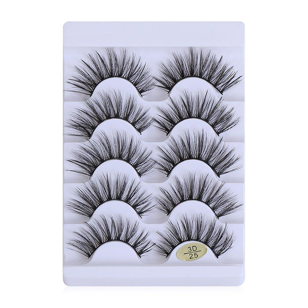 Flared Multi-styles Natural Long Criss-cross Eye Lash Extension 3D Faux Mink Hair False Eyelashes