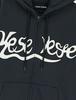 Yeseyesee Y.E.S Худи на молнии с логотипом-улиткой Угольный