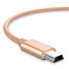 Кабель передачи данных MiniUSB для зарядного устройства T-типа: Совместимость с MP3, MP4, жесткими дисками, старыми мобильными телефонами, беспроводными динамиками и камерами