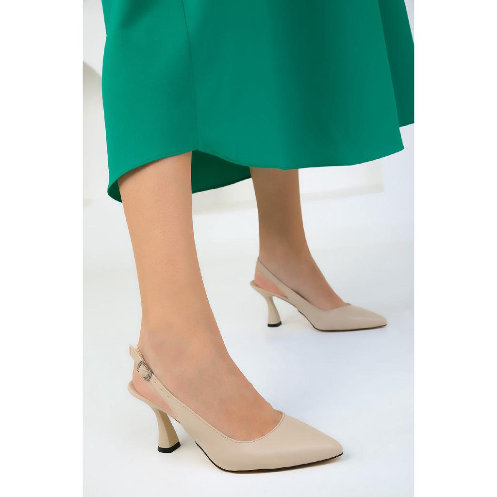 Женские классические туфли на каблуке с леопардовым принтом 16835