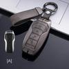 Key Case Cover for BYD Song Plus Atto 3 Han EV Tang DM Qin Seal Dolphin Leather Metal Remote Fob Holder Keychain Car Accessories