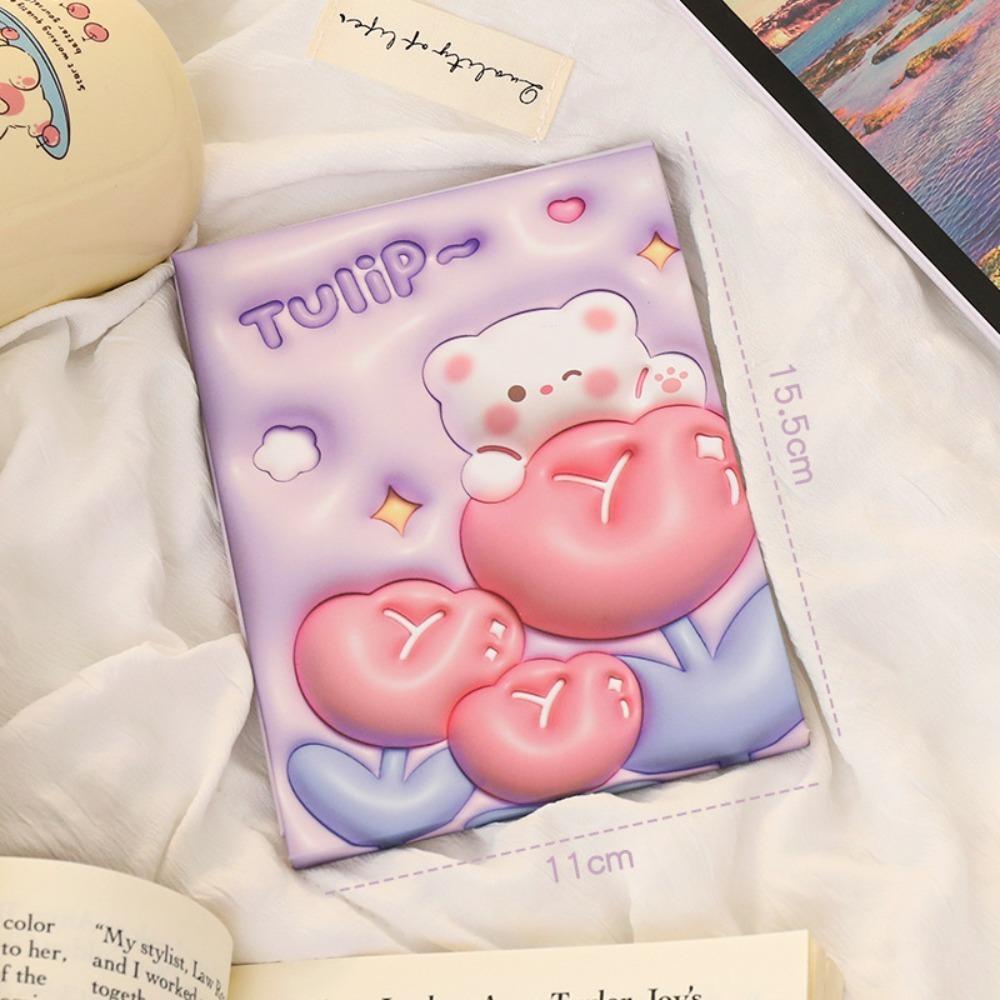 Double Sided Vanity Mirror Cartoon Cute Makeup Mirror Fashion Portable Mirror  Desktop Decoration