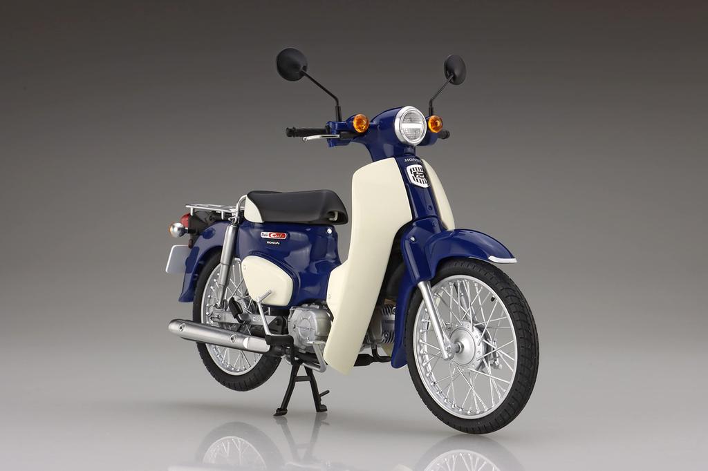 Модель Fujimi NEXT Series Honda Super Cub 110 Denim Blue Пластиковая модель (ФУДЗИМИ) 1/12 №6 (Urvain Металлик)
