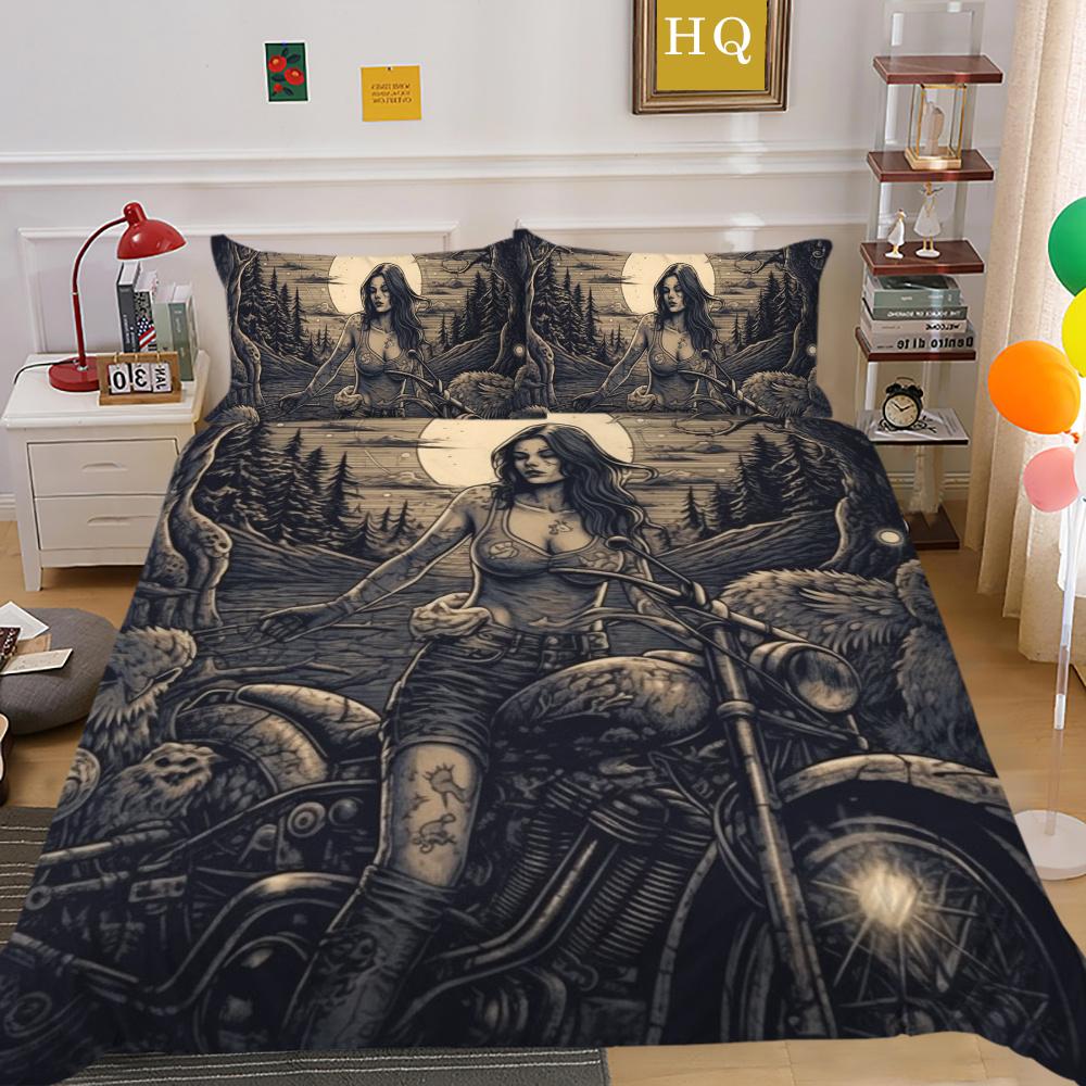 Красота черепа Покрывала с принтом Queen Twin Size Одеяло из микрофибры Набор для женщин и мужчин Модная постельная одежда