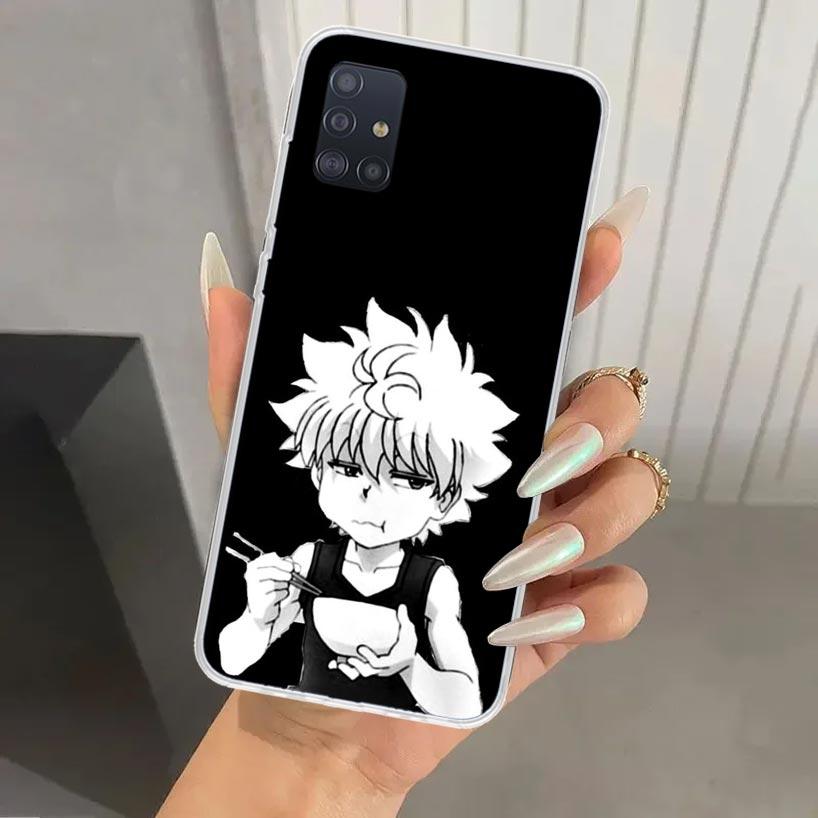 Черно-белый чехол для телефона Hunter HXH для Samsung Galaxy A52 A32 A22 A12 A02S A50S A30S A10S Note 20 Ultra 10 Plus S10 A31 A20 A71 A