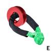 55000lbs Outdoor Off-road Vehicle Winch Rope Synthetic Soft Shackle Set Rugged Rescue Snatch Shackle With Protective Sleeve
